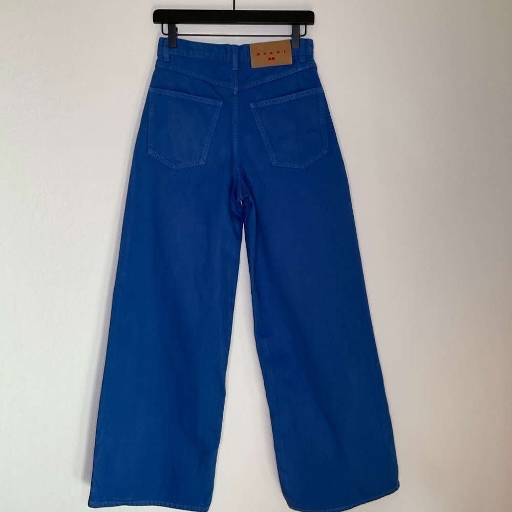 Marni x Uniqlo Wide Leg Jeans Pants Waist 23x31 - Picture 5 of 13